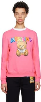Moschino | Pink Inflatable Teddy Bear Sweatshirt 5.1折