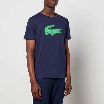 Lacoste Men's Large Croc T-Shirt - Navy Blue/Clover Green product img