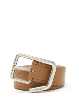 Acne Studios | Anaheara broken-buckle leather belt商品图片,
