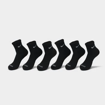 NIKE | Nike Everyday Plus Cushioned 6-Pack Quarter Training Socks 