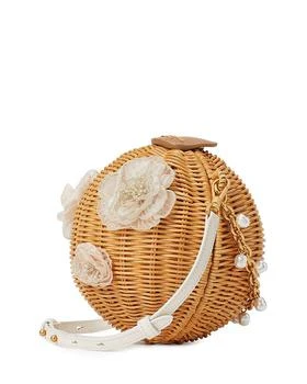 Kate Spade | Bridal Embellished Wicker Bouquet Lantern Crossbody 