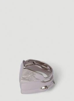 Vivienne Westwood | Vivienne Westwood Set Of Three Stackable Designed Ring,商家Cettire,价格¥1837