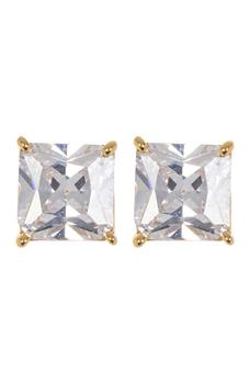 推荐cz princess cut stud earrings商品