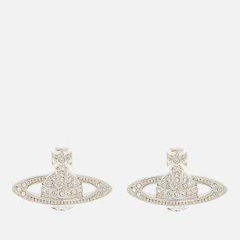 Vivienne Westwood | 女式 浮雕耳环 铂金/水晶商品图片 