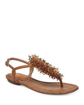 商品Sam Edelman | 女式  Brinda珠饰丁字凉鞋,商家Bloomingdale's,价格¥675图片