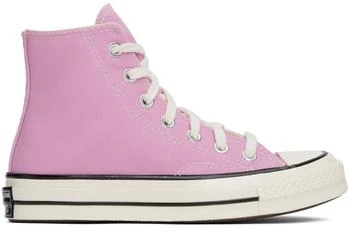 Converse | 粉色 Chuck 70 Seasonal Color 高帮��运动鞋 6.4折