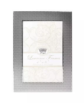 Lawrence Frames | Fawn Pin Dot Pattern Silver Metal Picture Frame - 4" x 6",商家Macy's,价格¥177