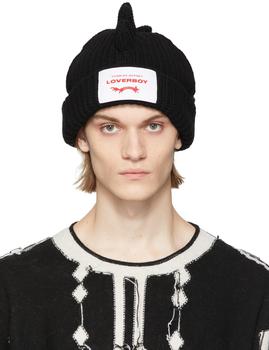 Charles Jeffrey Loverboy | Black Wool Chunky Spikes Beanie商品图片,独家减免邮费