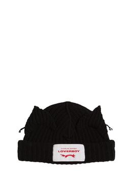 Charles Jeffrey Loverboy, Charles Jeffrey Loverboy | Chunky Ears Lambswool Beanie Hat商品图片 额外8.5折, 额外八五折