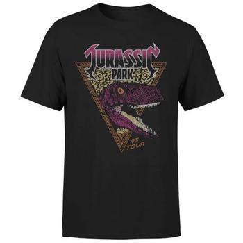 推荐Jurassic Park Raptor Men's T-Shirt - Black商品