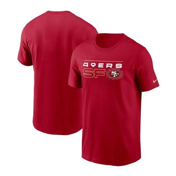 NIKE | Men's Scarlet San Francisco 49Ers Broadcast Essential T-shirt商品图片,7.3折