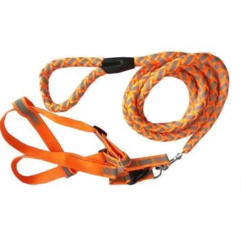 Pet Life  'Easy Tension' Reflective Stitched Adjustable 2-in-1 Pet Dog Leash and Harness