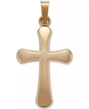 Macy's | Rounded Cross Pendant in 14k Yellow Gold,商家Macy's,价格¥772