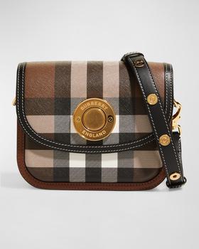 Burberry | Small Note Check Canvas Crossbody Bag商品图片,