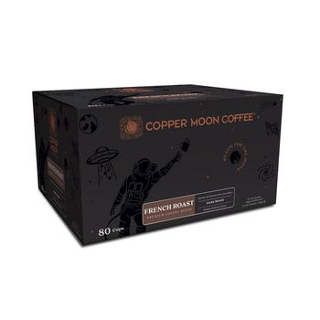 商品Copper Moon Coffee | Single Serve Coffee Pods for Keurig K Cup Brewers, French Roast Blend, 80 Count,商家Macy's,价格¥262图片