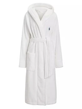 Ralph Lauren | Hooded Cotton Terry Logo Robe 