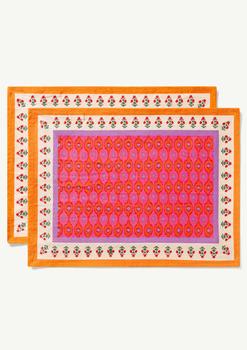 商品Rhode | Placemat Set of 2 | Ikat Floral,商家RHODE,价格¥537图片