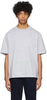 推荐Grey Pocket Boxy Fit T-Shirt商品