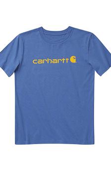 Carhartt | (CA6242) Short-Sleeve Core Graphic T-Shirt - Bright Cobalt商品图片,6.1折起, 满$1享7.5折, 满折