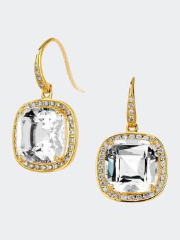 商品Mogul Rock Crystal Cushion Diamond Earrings,商家Verishop,价格¥17884图片