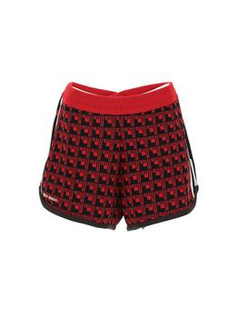阿迪达斯裤子, Adidas | Adidas By Wales Bonner Logo Embroidered Knitted Shorts商品图片 6.2折起