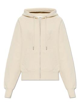 AMI | AMI Logo-Embroidered Front-Zip Hoodie商品图片,9.6折