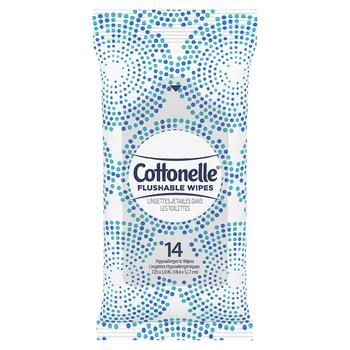 商品Cottonelle | Fresh Care On-the-Go Flushable Wet Wipes,商家Walgreens,价格¥11图片
