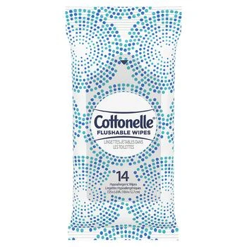 Cottonelle | Fresh Care On-the-Go Flushable Wet Wipes,商家Walgreens,价格¥11.09