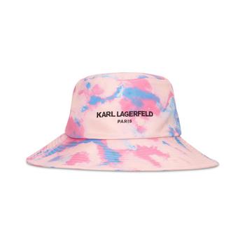 Karl Lagerfeld Paris | Women's KLP Tie Dye Logo Bucket Hat商品图片,