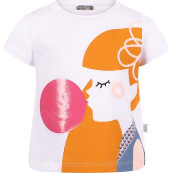 推荐Bubble gum cotton t shirt in white商品