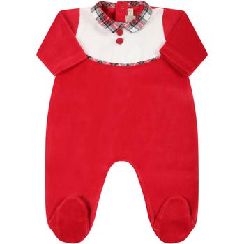 商品LA STUPENDERIA | La stupenderia Red Babygrow For Baby Boy,商家Italist,价格¥838图片