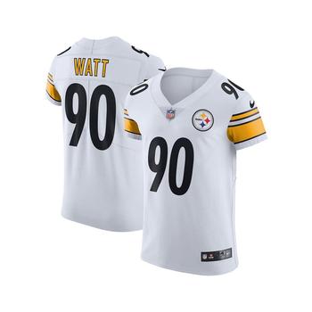 NIKE | Men's T.J. Watt White Pittsburgh Steelers Vapor Elite Player Jersey商品图片,7.9折