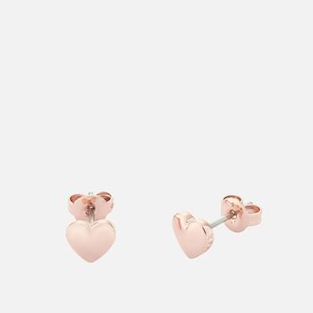 推荐Ted Baker Women's Harly Tiny Heart Stud Earrings - Rose Gold商品