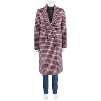 推荐Burberry Ladies Parwoodul Plaid Coat, Brand Size 6 (US Size 4)商品