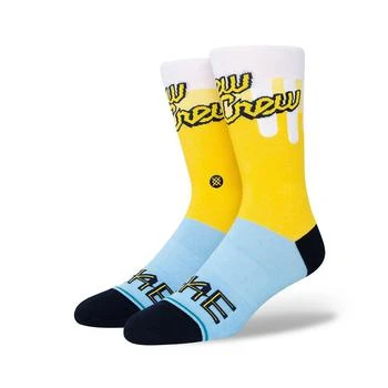 Stance | Men's White Milwaukee Brewers City Connect Crew Socks 