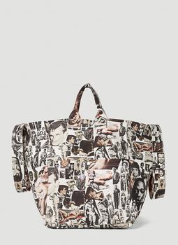 推荐Tom of Finland Tote Bag in White商品