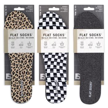 商品Flat Socks by Powerstep Leopard Bundle图片