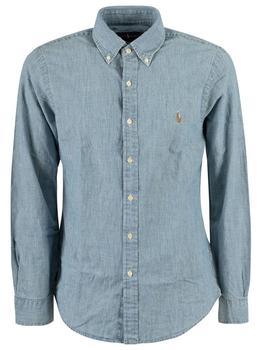 ralph lauren polo, Ralph Lauren | Polo Ralph Lauren Logo Embroidered Chambray Shirt商品图片 6.2折起