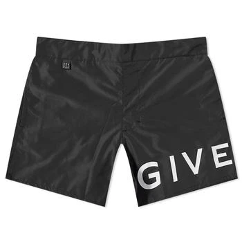 推荐Givenchy Large Logo Swim Shorts商品