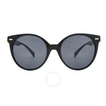 Versace | Dark Grey Round Sunglasses VE4442 GB1/87 55,商家Jomashop,价格¥857
