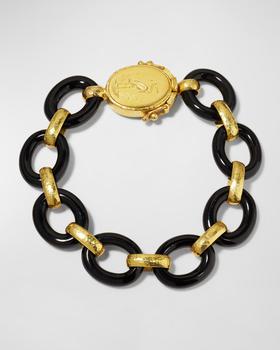 商品Elizabeth Locke | Black Jade and 19k Gold Bracelet,商家Neiman Marcus,价格¥58913图片