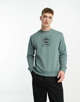 推荐Timberland Stack logo sweatshirt in green商品