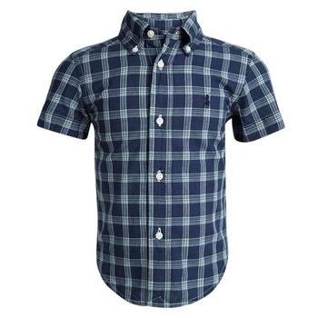 推荐Ralph Lauren Navy Blue Checked Cotton Short Sleeve Buttondown Shirt 2 Yrs商品