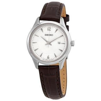 美国精工女表, Seiko | Seiko Noble Quartz Silver Dial Ladies Watch SUR427商品图片 额外9.5折, 额外九五折