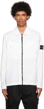 加拿大stone island jacket, Stone Island | White Garment-Dyed Jacket商品图片 