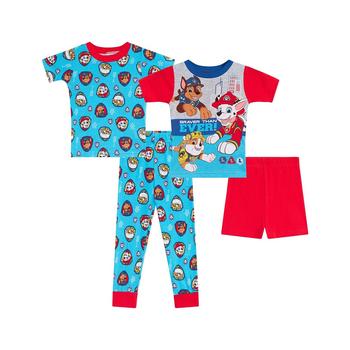 AME | Toddler Boys Paw Patrol T-shirts, Pajama and Shorts, 4-Piece Set商品图片,6折