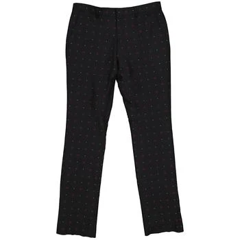 Burberry | Men's Black  Classic Fit Fil Coupe Wool Cotton Tailored Trousers 3.4折