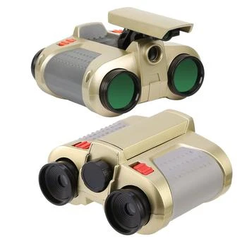 Fresh Fab Finds | 4x 30 Kids Toy Night Vision Binoculars With Pop-Up LED Light Portable Neck Strap For Watching Hiking Travelling Multi,商家Verishop,价格¥174