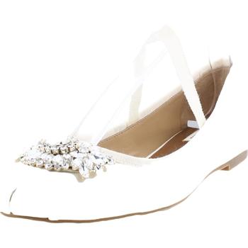 Badgley Mischka | Badgley Mischka Womens KARTER EMBELLISHED SATIN Ballet Flats商品图片,3.5折, 独家减免邮费