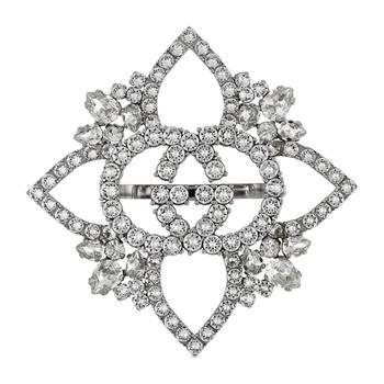 商品Gucci | Crystal Interlocking GG Flower Multi-finger Ring,商家Runway Catalog,价格¥5972图片